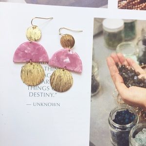 NWT Pink Mod Squad Earrings